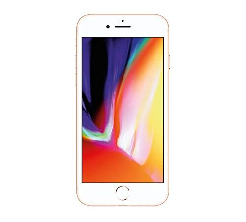 Apple iPhone 8, Fully Unlocked, 64GB - Gold (Renewed)