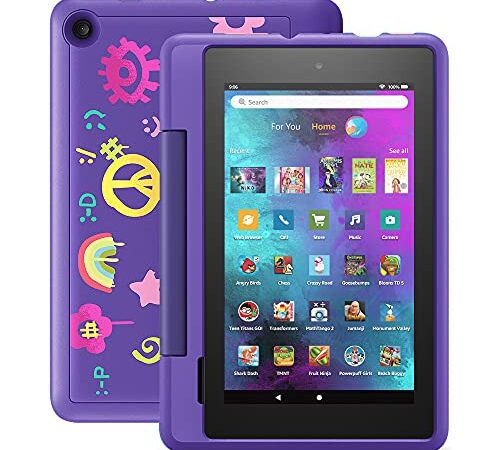 Fire 7 Kids Pro tablet, 7" display, ages 6+, 16 GB, Doodle
