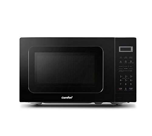 CM-M201K(BK) Countertop Microwave Oven with Express Cook, 6 Preset Menus and Kitchen Timer, 20L, 700W, Black