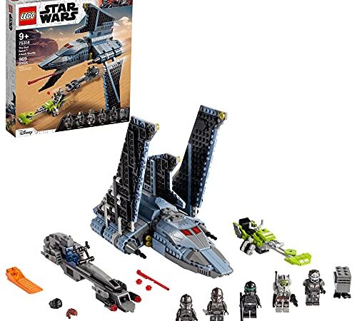 LEGO Star Wars The Bad Batch Attack Shuttle 75314 Awesome Toy Building Kit with 5 LEGO Minifigures; New 2021 (969 Pieces)