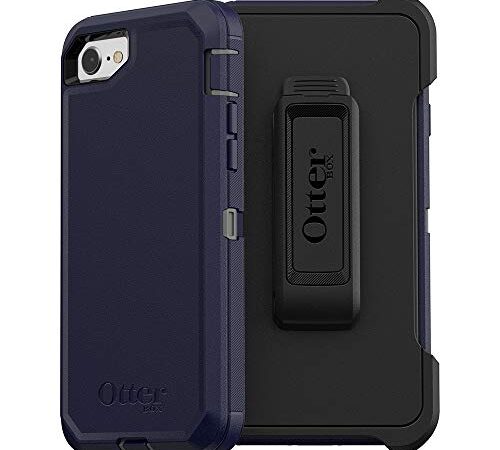 OtterBox DEFENDER SERIES Case for iPhone 8 & iPhone 7 (NOT Plus) - STORMY PEAKS (AGAVE GREEN/MARITIME BLUE)