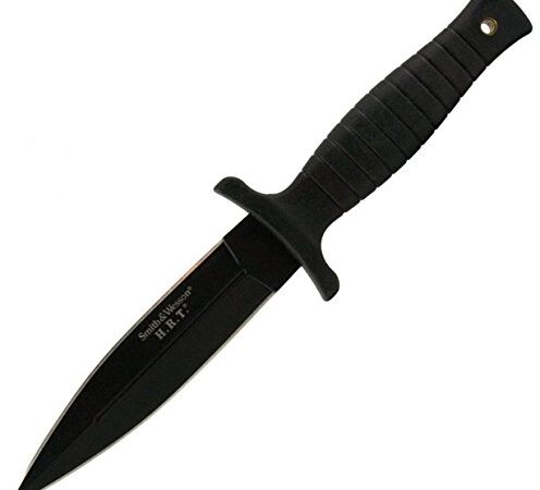 Smith & Wesson 9" H.R.T Double Edged Boot Knife, Multi, One Size (SWHRT9BCP)