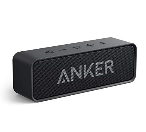 Bluetooth Speakers, Anker Soundcore Bluetooth Speaker Upgraded Version with Stereo Sound, BassUp Technology, 24H Playtime, Built-in Mic, Portable Wireless Speaker for iPhone, Samsung