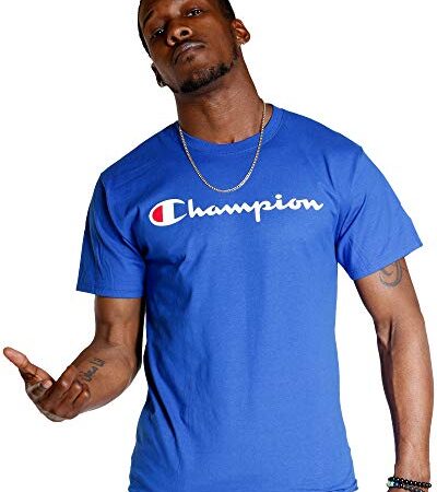 Champion Men's Classic Jersey Graphic T-Shirt Shirt, Surf The Web, Medium