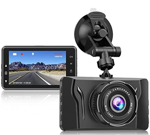 Dash Cam for Cars 1080P FHD Car Dash Camera CHORTAU 2022 New Version Car Camera Recorder 3.2Inch Screen Dashboard Camera with 170°Wide Angle, Super Night Version, WDR, Loop Recording, Parking Monitor