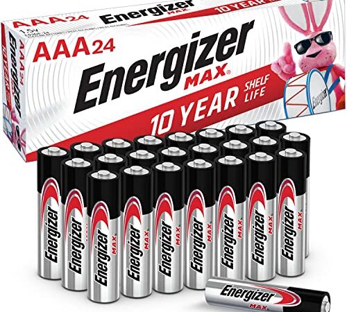 Energizer MAX AAA Batteries (24 Pack), Triple A Alkaline Batteries