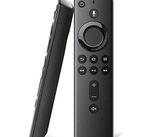 Voice Remote Control Replacement (2nd GEN) fit for Amazon Fire TV Stick (2nd Gen and 3rd Gen), Fire TV Stick 4K, Fire TV Stick Lite, Fire TV Cube (1st Gen and 2nd Gen), Amazon Fire TV (3rd Gen)