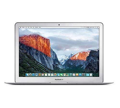 Apple MMGG2LL/A MacBook Air 13.3-Inch Laptop (1.6 GHz Intel Core i5, 8GB RAM, 256GB SSD, Mac OS X V10.11 El Capitan), Silver (Renewed)