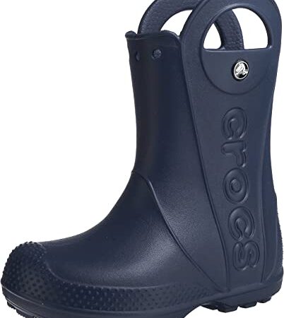 crocs Handle It Kids Rain Boots, Navy, 1 M US Little Kid