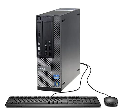 Dell Optiplex 7010 Desktop Computer - Intel Core i7 Up to 3.8GHz Max Turbo Frequency, 16GB DDR3, New 1TB SSD, Windows 10 Pro 64-Bit, WiFi, USB 3.0, DVDRW, 2X Display Port (Renewed)