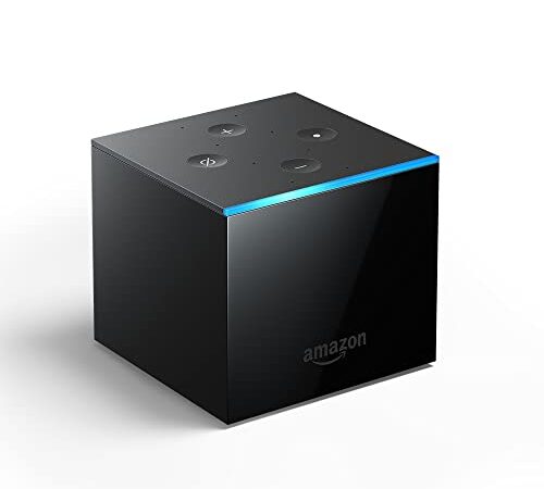 Fire TV Cube, Hands-free streaming device with Alexa, 4K Ultra HD, includes latest Alexa Voice Remote