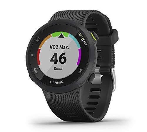 Garmin Forerunner 45, 42mm Easy-to-Use GPS Running Watch with Coach Free Training Plan Support, Black