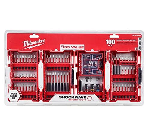 Milwaukee Shockwave Impact Driver Bit Set (100 Piece) 48-32-4083