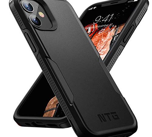 NTG [1st Generation] Designed for iPhone 11 Case, Heavy-Duty Tough Rugged Lightweight Slim Shockproof Protective Case for iPhone 11 6.1 Inch, Black