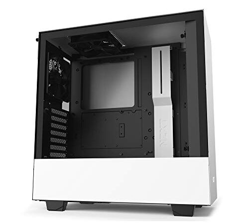 NZXT H510 Compact Atx Mid-Tower PC Gaming Case, Front I/O USB C Port, Tempered Glass Side Panel, Cable Management System