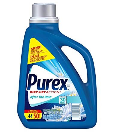 Purex Liquid Laundry Detergent, After the Rain, HEC, 2.03 Liters, 44 Loads