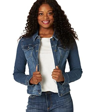 Riders by Lee Indigo Women's Denim Jacket, Weathered, Medium