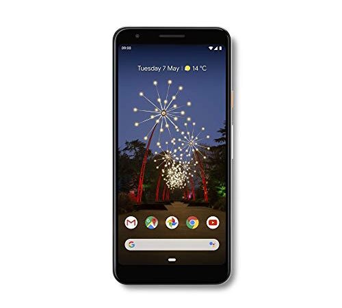 Google Pixel 3A (2019) 64GB 5.6" inch Factory Unlocked 4G/LTE Smartphone - International Version (Clearly White)