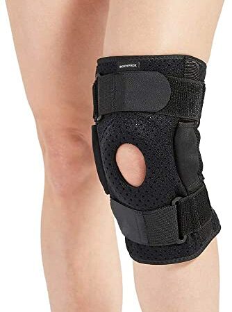 Hinged Knee Brace for Men and Women, Knee Support for Swollen ACL, Tendon, Ligament and Meniscus Injuries (Medium)