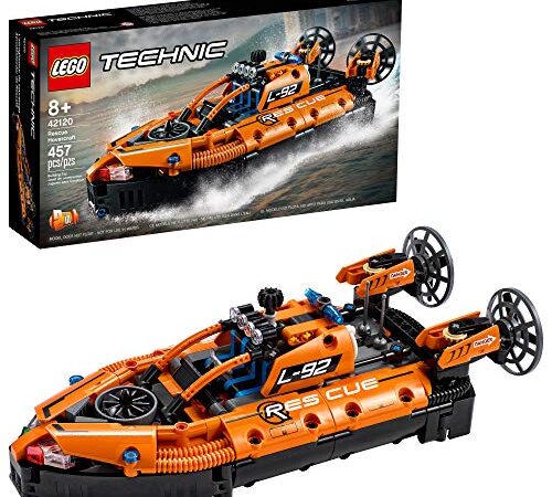 LEGO Technic Rescue Hovercraft 42120 Model Building Kit; This Awesome Toy Hovercraft Makes A Great Gift for Any Occasion, New 2021 (457 Pieces)