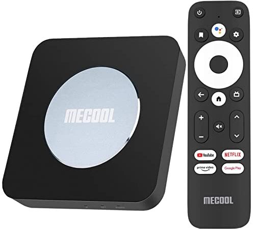 Android TV Box,Android 11 Box Ultra HD 4K, HDR, Chromecast, Google Assistant, Netflix, Disney +, Prime Video, Google Play Store, WiFi 5 Dual Band, LAN, Bluetooth 5.0,USB 3.0/2.0