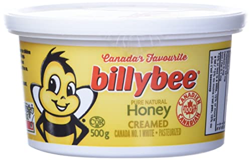 Billy Bee, Pure Natural Honey, Creamed White, Tub, 500g
