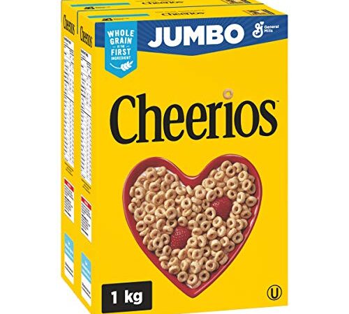 Cheerios Jumbo Cereal,1-Kilogram,Set of 2(500 gm each)