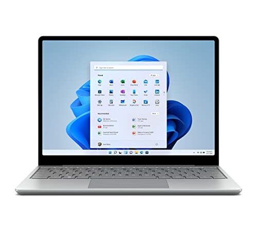 Microsoft Surface Laptop Go 2 (2022): 12.4" Touchscreen Laptop (Intel Core i5/8GB RAM/128GB SSD/Windows 11) Platinum - English Keyboard