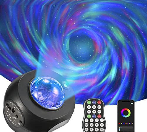 Star Night Light Projector Galaxy Room Lights Projector Barred Spiral Galaxy Ceiling Projector Lights for Bedroom Home Decor