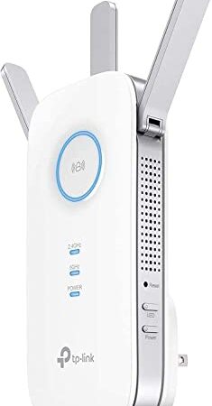 TP-Link AC1750 WiFi Extender (RE450) - Up to 1750Mbps, Dual Band WiFi Repeater, Internet Booster, Extend WiFi Range further