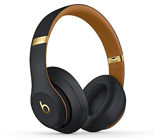 Beats Studio3 Wireless Noise Cancelling Over-Ear Headphones - Apple W1 Headphone Chip, Class 1 Bluetooth, Active Noise Cancelling, 22 Hours of Listening Time, Built-in Microphone - Midnight Black