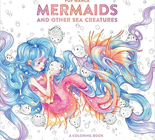 Pop Manga Mermaids and Other Sea Creatures: A Coloring Book